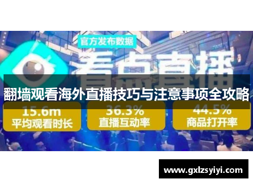 翻墙观看海外直播技巧与注意事项全攻略
